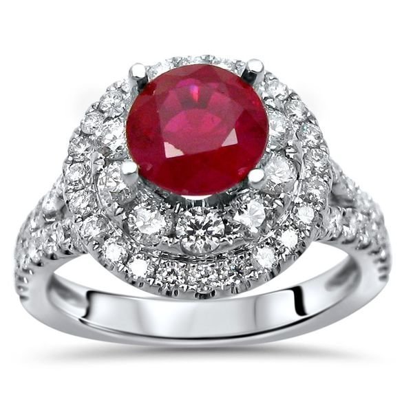Ruby & Diamond Engagement Rings