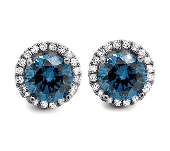 Colored Diamond Earrings