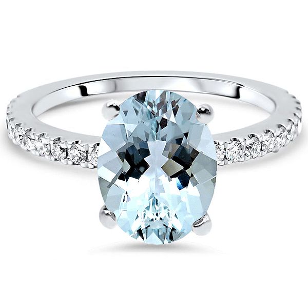 Aquamarine Engagement Rings