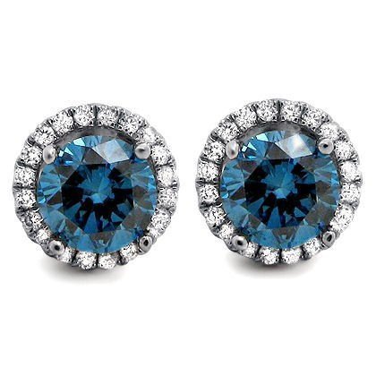 Colored Diamond Earrings