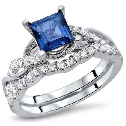 Blue Sapphire Engagement Rings