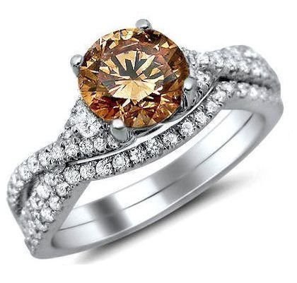 Brown Diamond Engagement Rings