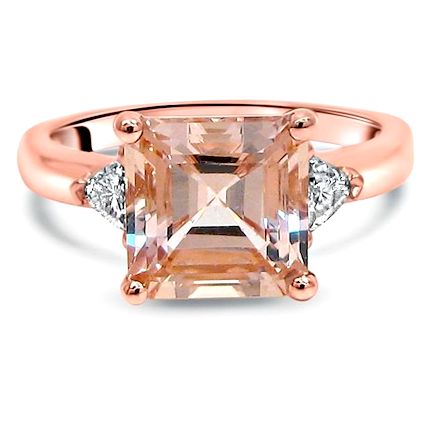 Morganite Engagement Rings With Diamonds