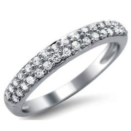 3/4 Carat T.W. Round Diamond 14K White Gold Solitaire Engagement Ring