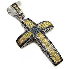 Yellow diamond cross outlet