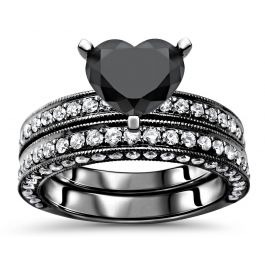 ★SENTIMENTS★ NO.560 [BLACK] HEART CUBIC RING NO.560 [SILVER] HEART CUBIC RING - SENTIMENTS | 60% - Asian