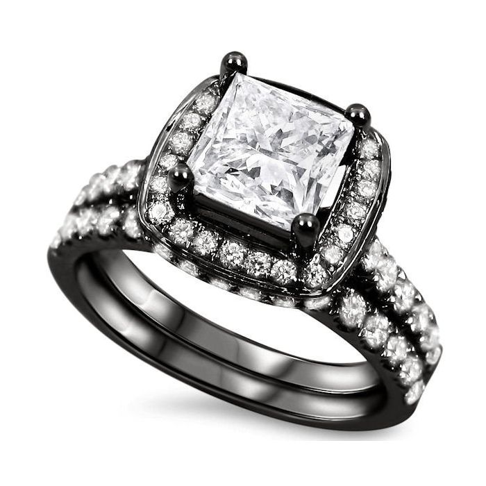 1.01 Cts Treated Fancy Black Diamond AAA Quality Princess Cut – Instagem