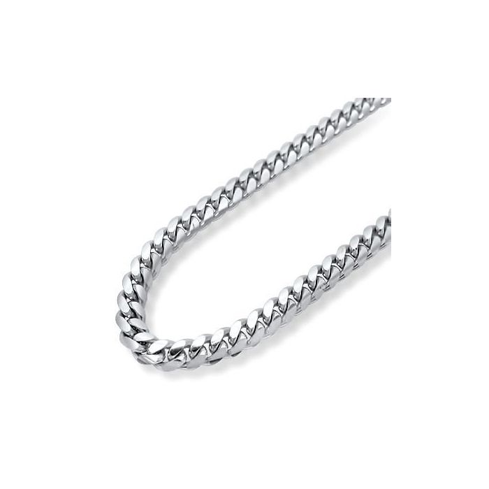 Mens white outlet gold cuban chain