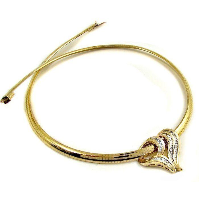Gold omega pendant new arrivals