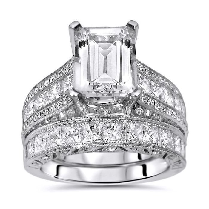 2 CT. Certified Princess-Cut Lab-Created Diamond Solitaire Engagement Ring  in 14K White Gold (F/VS2) | Zales