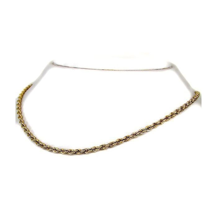19 inch gold rope chain clearance