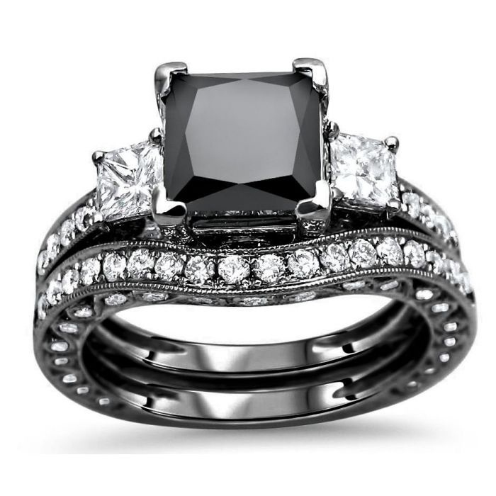 Vintage Engagement Ring White Gold and Diamond ENG18 - Doron Merav