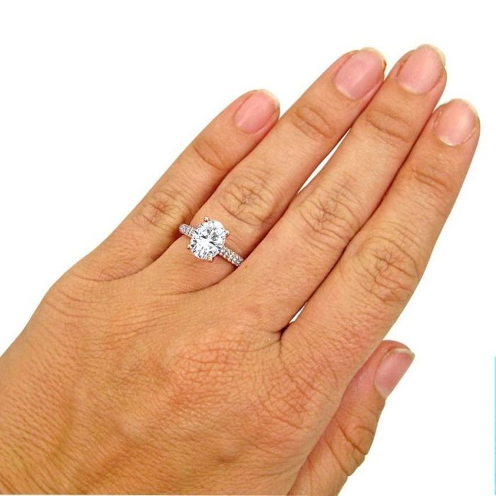 Forever one oval moissanite discount
