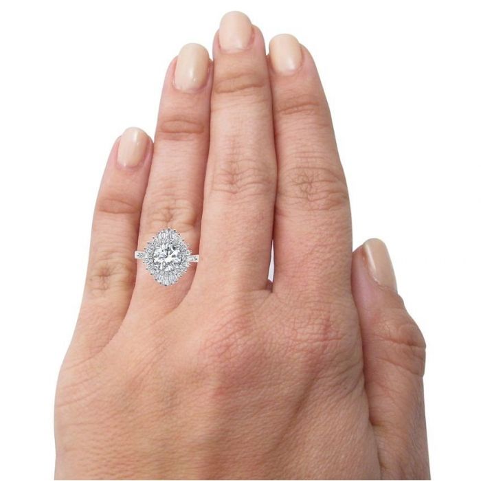 7mm outlet round moissanite