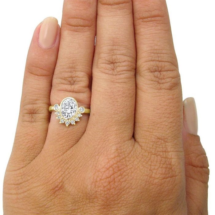 8x6mm moissanite best sale