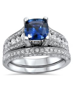 Unique Blue Sapphire Engagement Rings