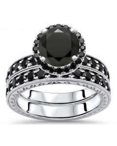 Miadora black sales diamond rings
