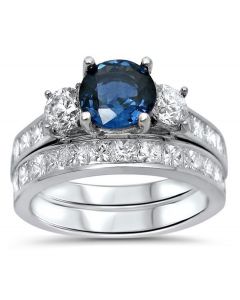 Unique Blue Sapphire Engagement Rings